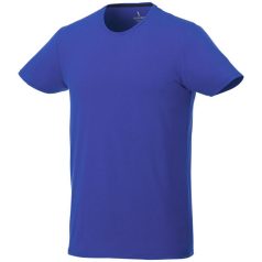   Balfour short sleeve men's organic t-shirt, Male, Single Jersey knit of 95% organic ringspun Cotton and 5% Elastane, Blue, S