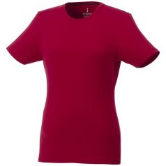   Balfour short sleeve women's organic t-shirt, Female, Single Jersey knit of 95% organic ringspun Cotton and 5% Elastane, Red, XS