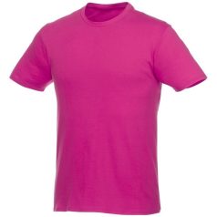   Heros short sleeve unisex t-shirt, Unisex, Single Jersey knit of 100% Cotton, Pink, L