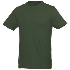   Heros short sleeve unisex t-shirt, Unisex, Single Jersey knit of 100% Cotton, Army Green, L