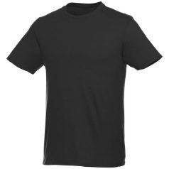   Heros short sleeve unisex t-shirt, Unisex, Single Jersey knit of 100% Cotton, solid black, L