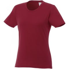   Heros short sleeve women's t-shirt, Female, Single Jersey knit of 100% Cotton, Burgundy, XS