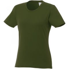   Heros short sleeve women's t-shirt, Female, Single Jersey knit of 100% Cotton, Army Green, L