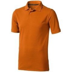   Calgary short sleeve men's polo, Male, Single Piqué of 100% Cotton, Orange, S