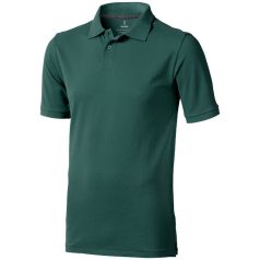   Calgary short sleeve men's polo, Male, Single Piqué of 100% Cotton, Forest green, M