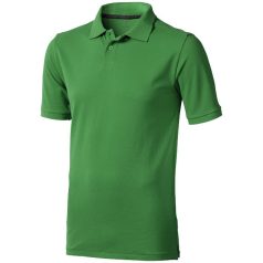   Calgary short sleeve men's polo, Male, Single Piqué of 100% Cotton, Fern green  , XS