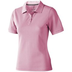   Calgary short sleeve women's polo, Female, Single Piqué of 100% Cotton, Light pink, XS