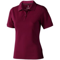   Calgary short sleeve women's polo, Female, Single Piqué of 100% Cotton, Burgundy, S