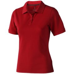   Calgary short sleeve women's polo, Female, Single Piqué of 100% Cotton, Red, XS