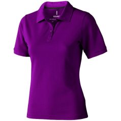   Calgary short sleeve women's polo, Female, Single Piqué of 100% Cotton, Plum, L