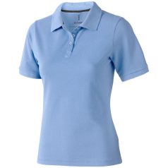   Calgary short sleeve women's polo, Female, Single Piqué of 100% Cotton, Light blue, S