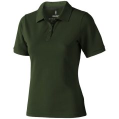   Calgary short sleeve women's polo, Female, Single Piqué of 100% Cotton, Army Green, XL