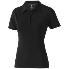   Markham short sleeve women's stretch polo, Female, Double Piqué knit of 95% Cotton and 5% Elastane, Anthracite, XS