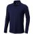 Oakville long sleeve men's polo, Male, Piqué knit of 100% Cotton, Navy, S