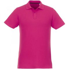   Helios short sleeve men's polo, Male, Piqué knit of 100% Cotton, Magenta, M