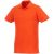 Helios short sleeve men's polo, Male, Piqué knit of 100% Cotton, Orange, XXL