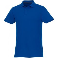   Helios short sleeve men's polo, Male, Piqué knit of 100% Cotton, Blue, 3XL