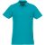 Helios short sleeve men's polo, Male, Piqué knit of 100% Cotton, Aqua, XS