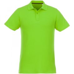   Helios short sleeve men's polo, Male, Piqué knit of 100% Cotton, Apple Green, XS