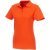 Helios short sleeve women's polo, Female, Piqué knit of 100% Cotton, Orange, XXL