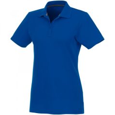   Helios short sleeve women's polo, Female, Piqué knit of 100% Cotton, Blue, XS