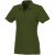 Helios short sleeve women's polo, Female, Piqué knit of 100% Cotton, Army Green, XXL