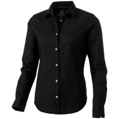   Vaillant long sleeve ladies shirt, Female, Oxford of 100% Cotton 40x32/2, 110x50, solid black, XL