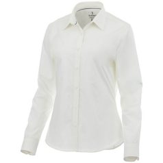   Hamell long sleeve ladies shirt, Female, Poplin of 96% Cotton, 4% Elastane 50x50+40D, 170x72, White, XXL