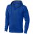 Arora hooded full zip sweater, Male, Knit of 80% Cotton and 20% Polyester, brushed on the inside, Blue, L