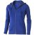 Arora hooded full zip ladies sweater, Female, Knit of 80% Cotton and 20% Polyester, brushed on the inside, Blue, XS