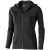 Arora hooded full zip ladies sweater, Female, Knit of 80% Cotton and 20% Polyester, brushed on the inside, Anthracite, XL