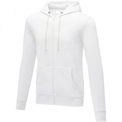   Theron men’s full zip hoodie, Male, Knit of 50% Cotton and 50% Polyester, 240 g/m2, White, Male, EVE06-38229011