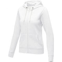   Theron women’s full zip hoodie, Female, Knit of 50% Cotton and 50% Polyester, 240 g/m2, White, Female, EVE06-38230010