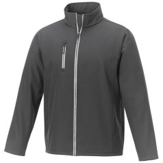   Orion men's softshell jacket, Mechanical stretch woven of 100% Polyester bonded with 100% Polyester micro fleece, Storm Grey, S