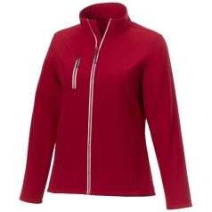   Orion women's softshell jacket, Mechanical stretch woven of 100% Polyester bonded with 100% Polyester micro fleece, Red, S