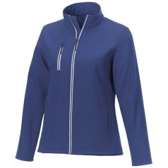   Orion women's softshell jacket, Mechanical stretch woven of 100% Polyester bonded with 100% Polyester micro fleece, Blue, XXL