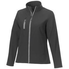   Orion women's softshell jacket, Mechanical stretch woven of 100% Polyester bonded with 100% Polyester micro fleece, Storm Grey, XL