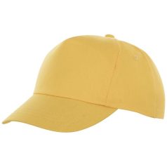 Feniks kids 5 panel cap, Kids, 100% Cotton twill, Yellow