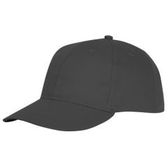 Ares 6 panel cap, Unisex, 100% Cotton twill, Storm Grey