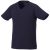Amery short sleeve men's cool fit v-neck shirt, Male, Mesh of 100% Polyester with Cool Fit finish, Navy, L