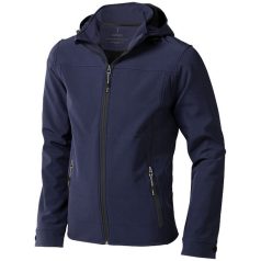   Langley softshell jacket, Male, Woven fabric of 90% Polyester and 10% Elastane bonded with 100% Polyester micro fleece, Navy, XXXL