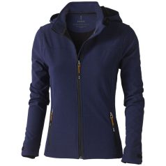   Langley softshell ladies jacket, Female, Woven fabric of 90% Polyester and 10% Elastane bonded with 100% Polyester micro fleece, Navy, L