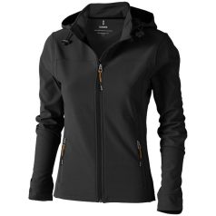   Langley softshell ladies jacket, Female, Woven fabric of 90% Polyester and 10% Elastane bonded with 100% Polyester micro fleece, Anthracite, M