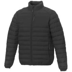   Atlas men's insulated jacket, Woven of 100% Nylon, 380T with cire finish,  solid black, L