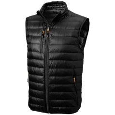   Fairview light down bodywarmer, Male, Woven of 100% Nylon with dull cire water repellent coating, 20D 90% Down and 10% Feathers 115 g/m², solid black, XS