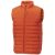 Pallas men's insulated bodywarmer, Woven of 100% Nylon, 380T with cire finish, Orange, XXL