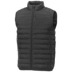   Pallas men's insulated bodywarmer, Woven of 100% Nylon, 380T with cire finish, Storm Grey, S