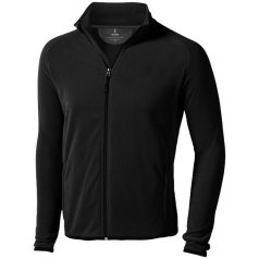   Brossard micro fleece full zip jacket, Male, Micro fleece of 100% Polyester 2 sides brushed and 1 side anti-pilling, solid black, XS