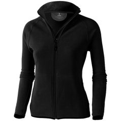   Brossard micro fleece full zip ladies jacket, Female, Micro fleece of 100% Polyester 2 sides brushed, 1 side anti-pilling, solid black, L