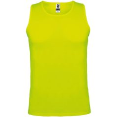   Tricou cu maneca scurta, la baza gatului, Sport, Copii, Roly, 2410E18868, Poliester, Galben fluor